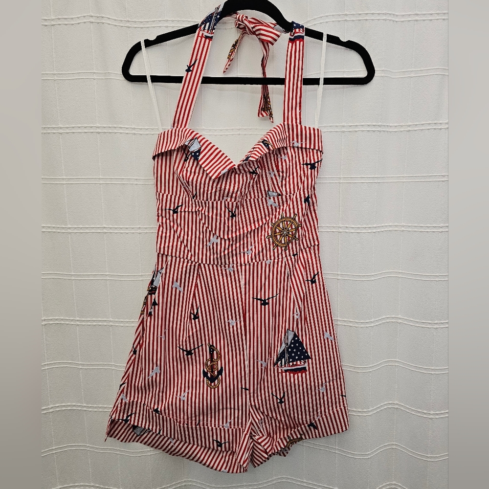 Tara Starlet Nautical Jumpsuit